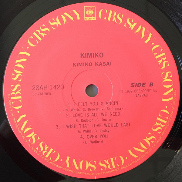 Kimiko Kasai - Kimiko (LP, Album)
