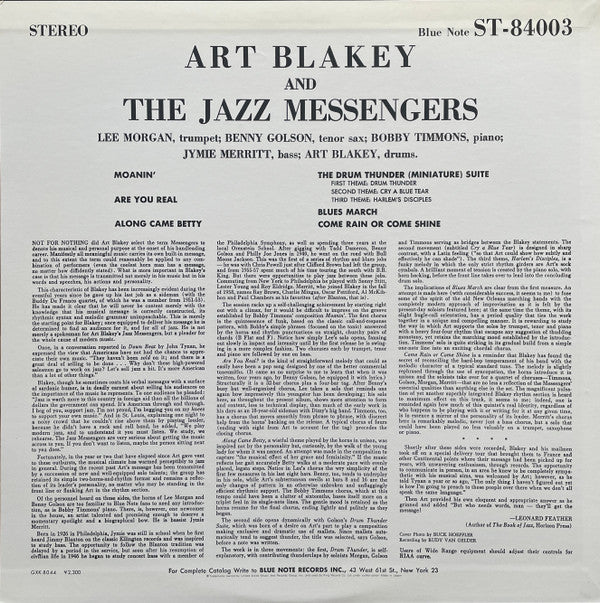 Art Blakey & The Jazz Messengers - Art Blakey And The Jazz Messenge...