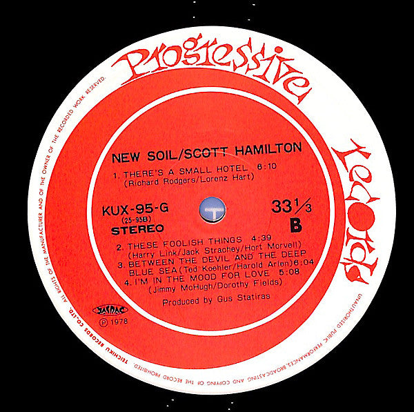 Scott Hamilton - New Soil (LP, Album)