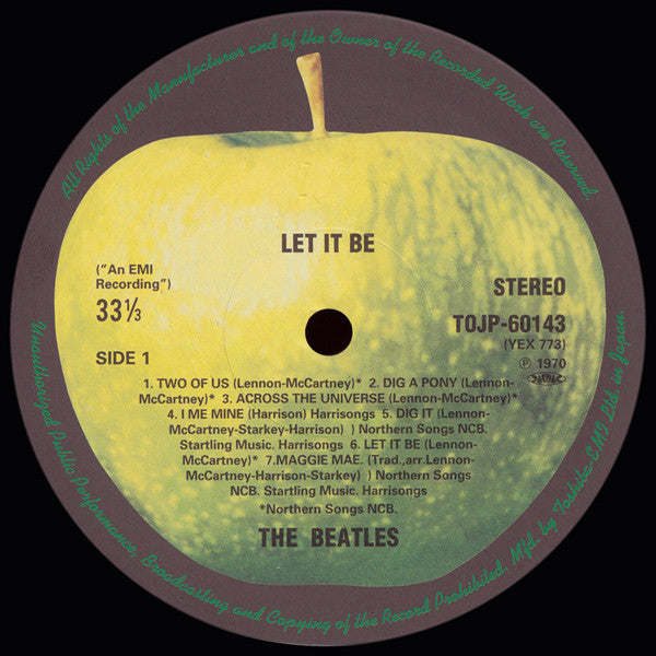 The Beatles - Let It Be (LP, Album, RE, RM)