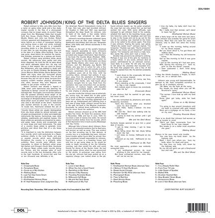 Robert Johnson - King Of The Delta Blues Singers (2xLP, Comp, RE, 180)
