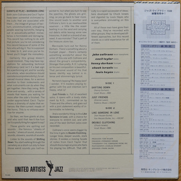 John Coltrane - Coltrane Time (LP, Album, RE)