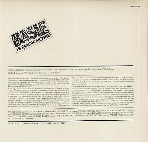Count Basie - Basie At Birdland (LP, Album, Ltd, RE)