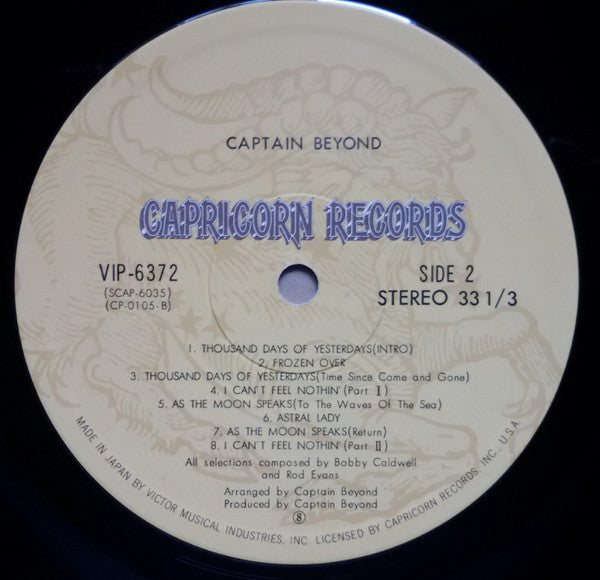 Captain Beyond - Captain Beyond (LP, Album, RE)