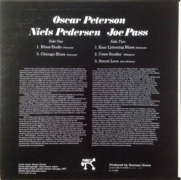 The Oscar Peterson Trio - The Trio (LP, Album)