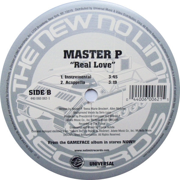 Master P - Real Love (12"")