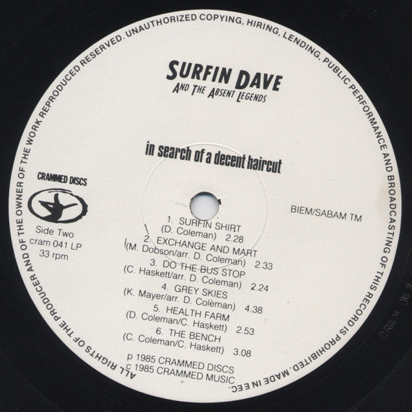 Surfin Dave And The Absent Legends - In Search Of A Decent Haircut(...