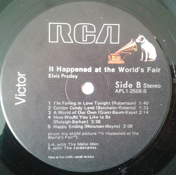 Elvis Presley - It Happened At The World's Fair (LP, Album, RE)