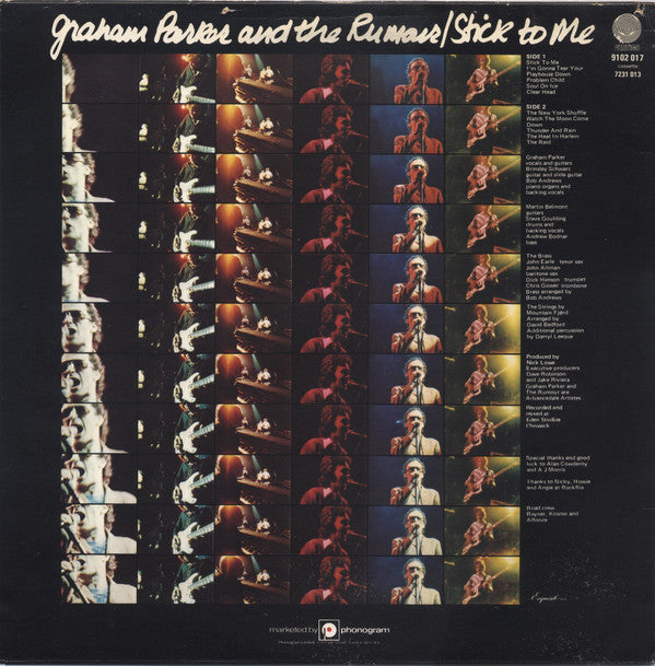 Graham Parker And The Rumour - Stick To Me (LP, Album)