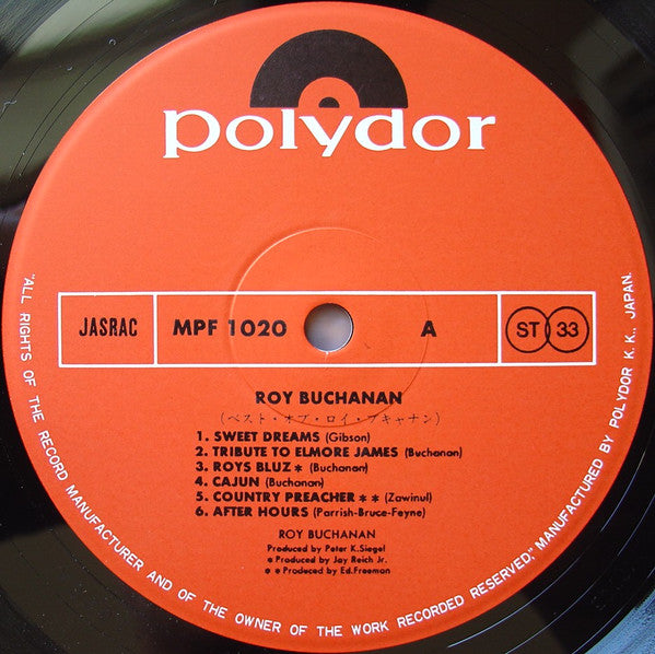 Roy Buchanan - Roy Buchanan (LP, Comp)