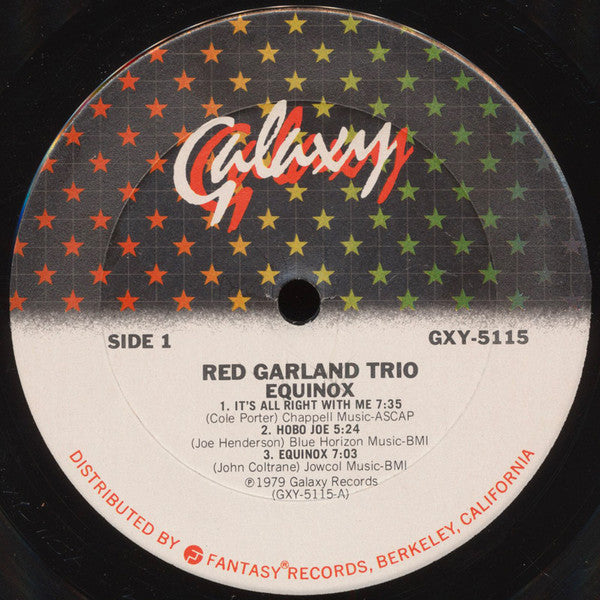 Red Garland Trio* - Equinox (LP, Album)