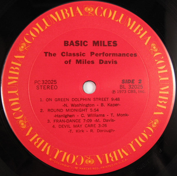 Miles Davis - Basic Miles - The Classic Performances Of Miles Davis...