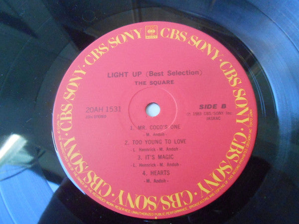 The Square* - Light Up (Best Selection) (LP, Album, Comp, Ltd)