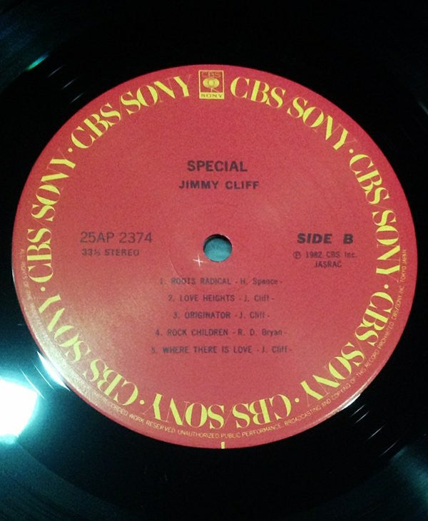 Jimmy Cliff - Special (LP, Album)