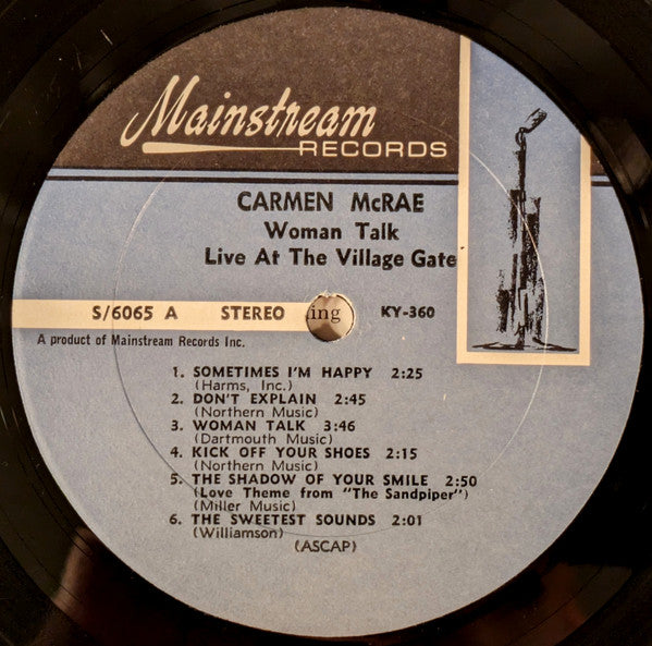 Carmen McRae - Woman Talk (Live At The Village Gate) (LP, Album)