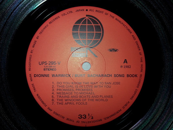 Dionne Warwick - Burt Bacharach Song Book (LP, Comp, RE)