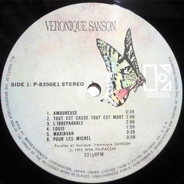 Veronique Sanson* - Veronique Sanson (LP, Album)