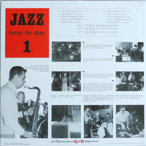 The Rob Madna Trio - Jazz Behind The Dikes 1(10", Comp, Mono)