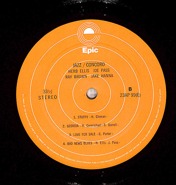 Joe Pass - Jazz/Concord(LP, Album, RE)