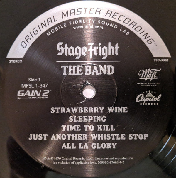 The Band - Stage Fright (LP, Album, Ltd, Num, RE, RM, S/Edition, 180)