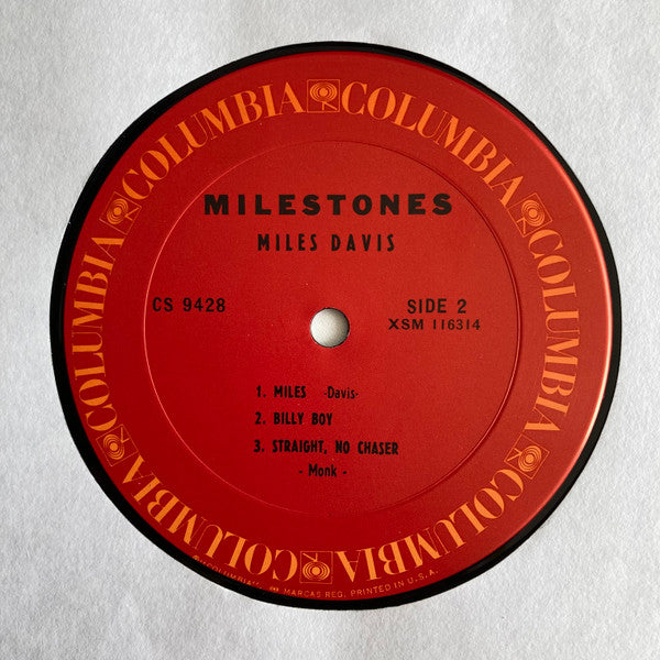 Miles Davis - Milestones (LP, Album, RE, Ele)