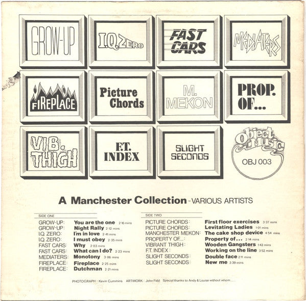 Various - A Manchester Collection (Bands Of The Manchester Musician...