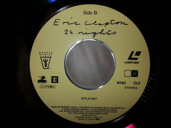 Eric Clapton - 24 Nights (Laserdisc, 12"", NTSC, CLV)