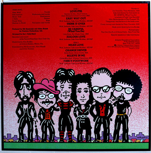 The J. Geils Band - Hotline (LP, Album, RP, PR)