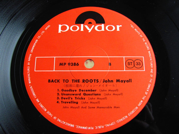 John Mayall - Back To The Roots (2xLP, Album, Gat)
