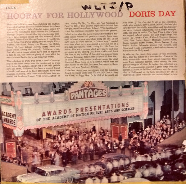 Doris Day - Hooray For Hollywood (2xLP, Album, Promo, Gat)