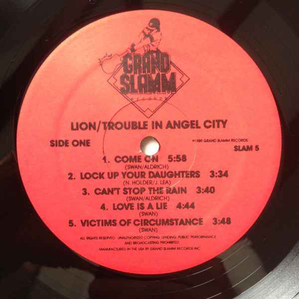 Lion (5) - Trouble In Angel City (LP, Album)