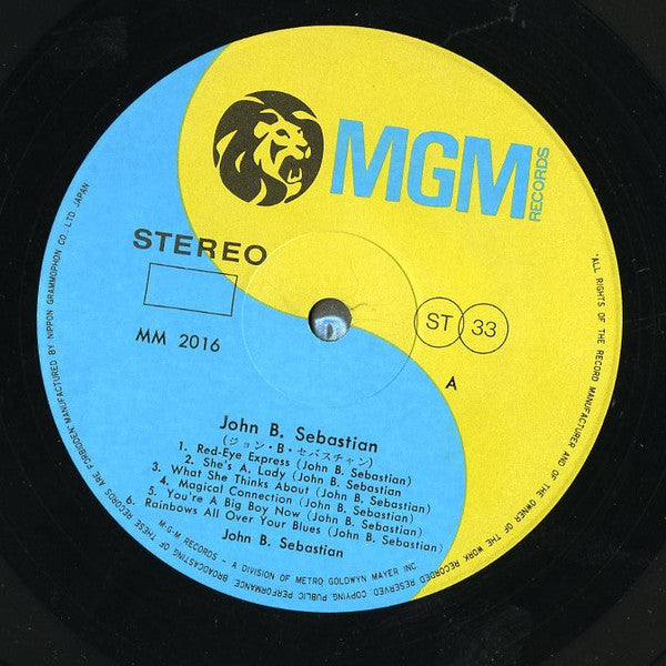 John B. Sebastian* - John B. Sebastian (LP, Album, Gat)