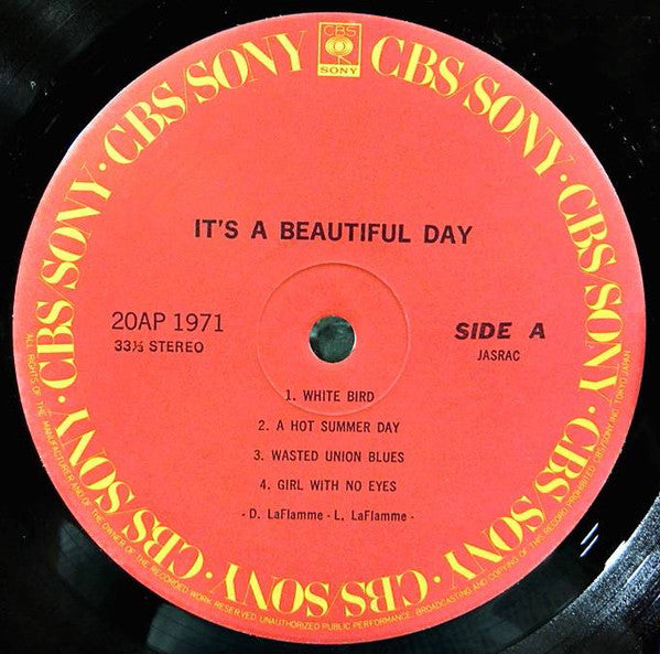 It's A Beautiful Day - It's A Beautiful Day (LP, Album, RE, Gat)