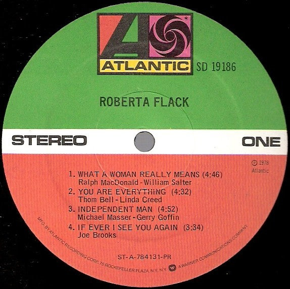Roberta Flack - Roberta Flack (LP, Album, PR )