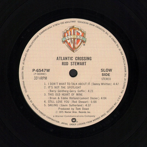 Rod Stewart - Atlantic Crossing (LP, Album, RE, Gat)