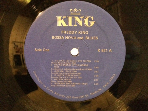 Freddy King* - Bossa Nova And Blues (LP, Album, Mono, RE)
