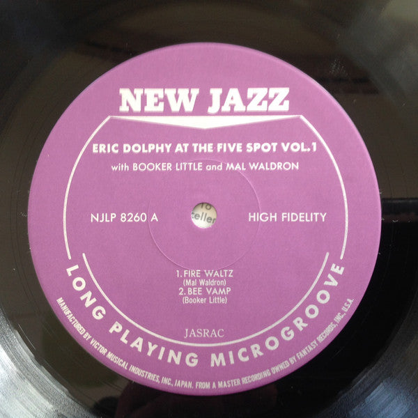 Eric Dolphy - At The Five Spot, Volume 1. (LP, Album, Ltd, RE)