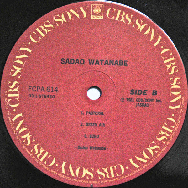Sadao Watanabe - Sadao Watanabe (LP, Comp, RE)