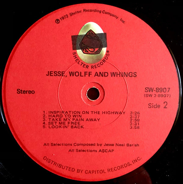 Jesse, Wolff & Whings* - Jesse, Wolff & Whings (LP, Album)