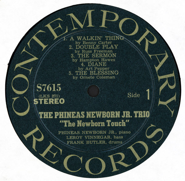 Phineas Newborn Jr. Trio* - The Newborn Touch (LP, Album)