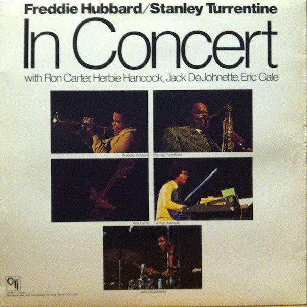Freddie Hubbard - In Concert Volume One(LP, Album, Ltd, RE)