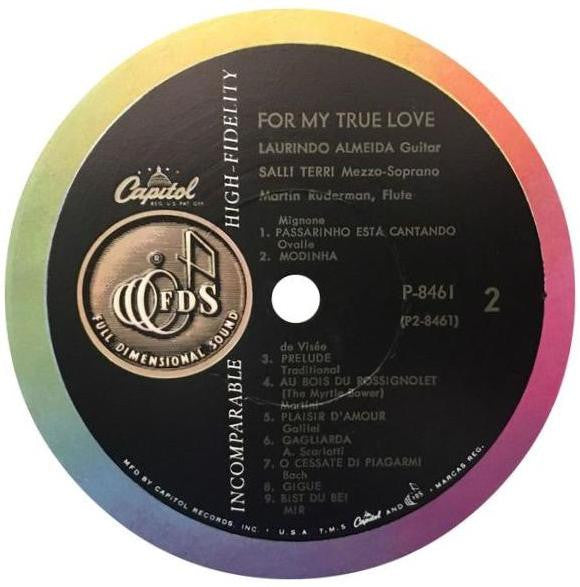 Laurindo Almeida - For My True Love(LP, Mono)