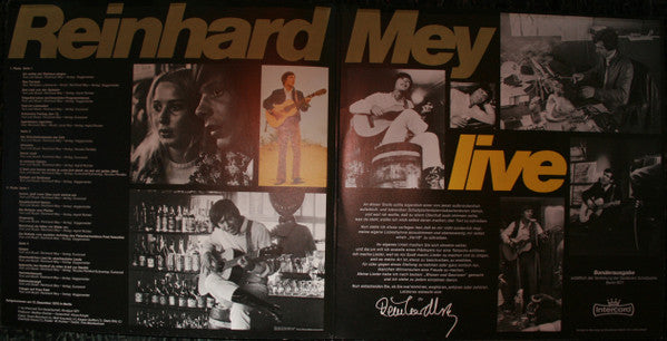 Reinhard Mey - Live (2xLP, Album, Gat)