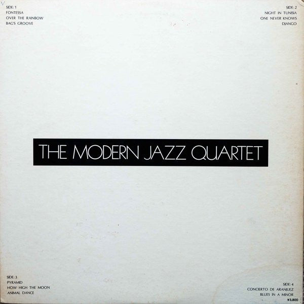 The Modern Jazz Quartet - The Modern Jazz Quartet (2xLP, Comp, Gat)