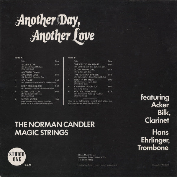 Norman Candler And His Magic Strings - Another Day, Another Love(LP...
