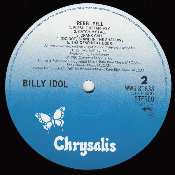 Billy Idol - Rebel Yell (LP, Album)
