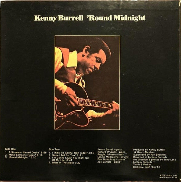 Kenny Burrell - 'Round Midnight (LP, Album)