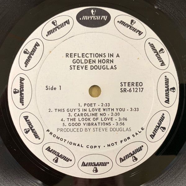 Steve Douglas - Reflections In A Golden Horn (LP, Album, Promo, W/Lbl)