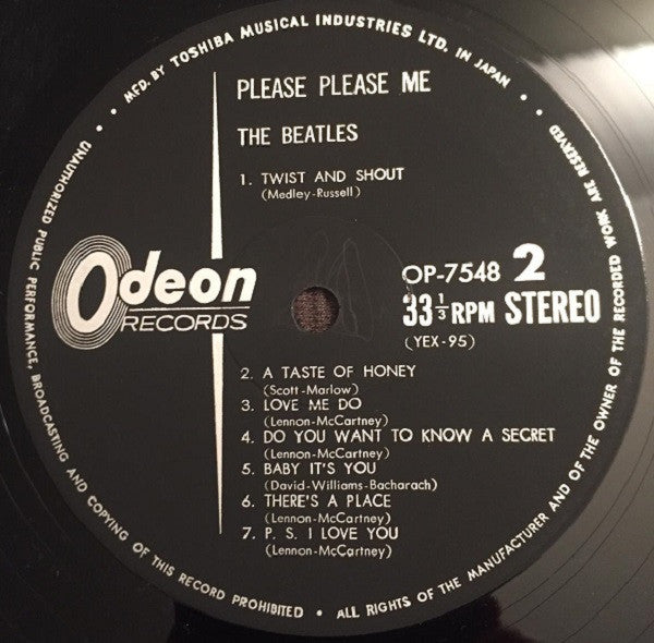 The Beatles - Please Please Me (LP, Album, Bla)