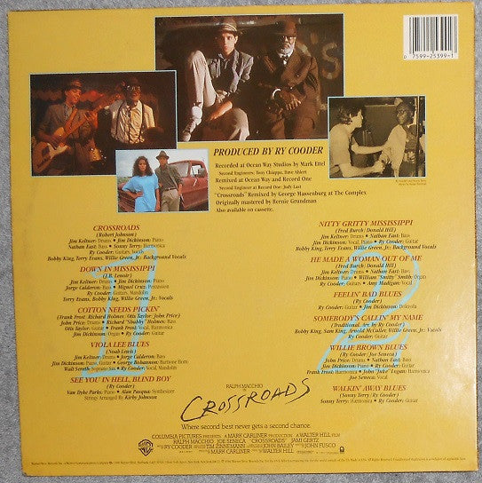 Ry Cooder - Crossroads (Original Motion Picture Soundtrack)(LP, Alb...